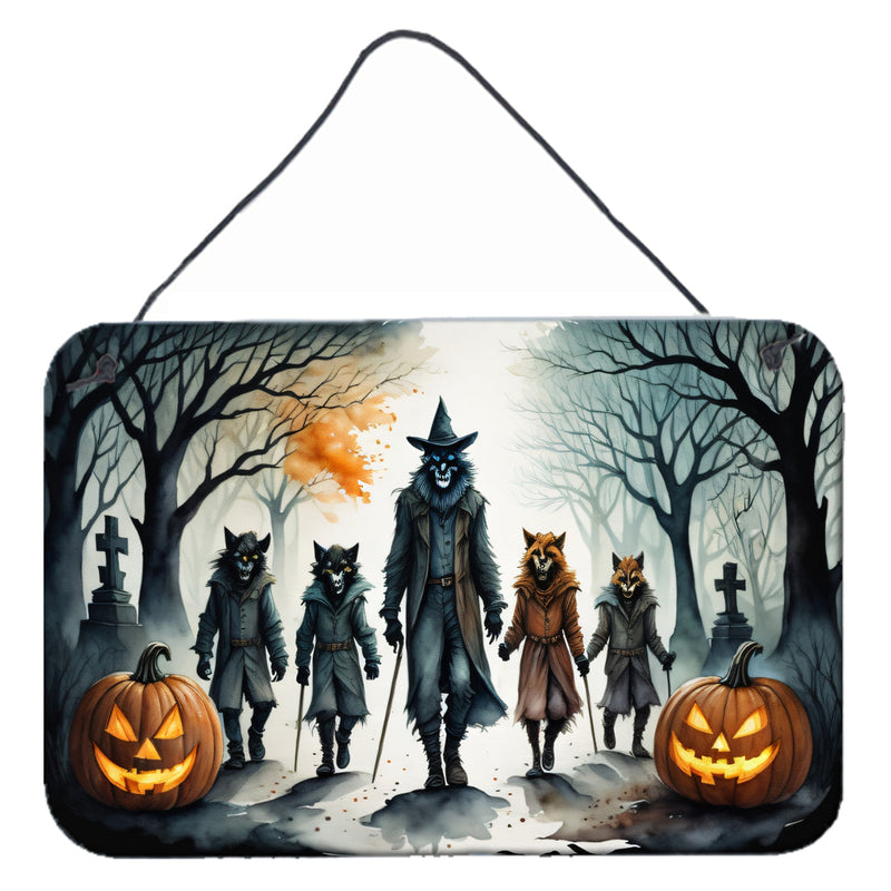 Werewolves Spooky Halloween Wall or Door Hanging Prints