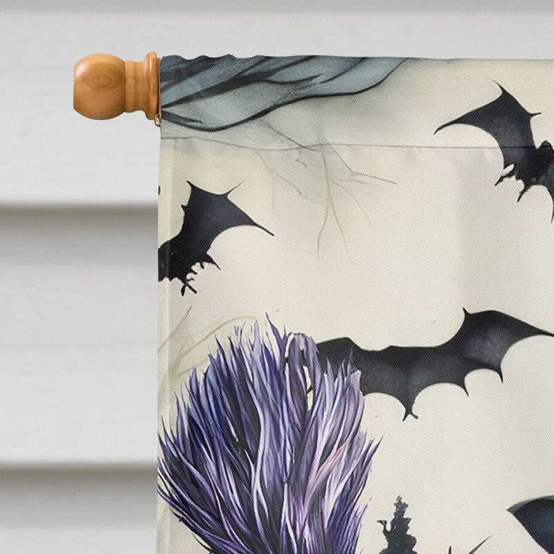 Witch Spooky Halloween House Flag