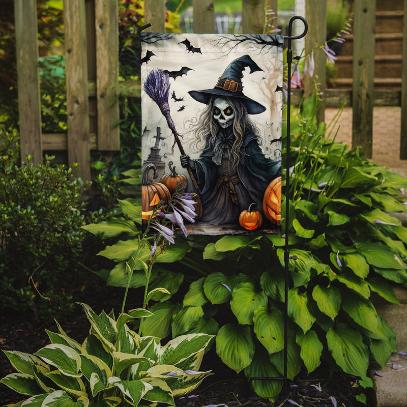 Witch Spooky Halloween Garden Flag