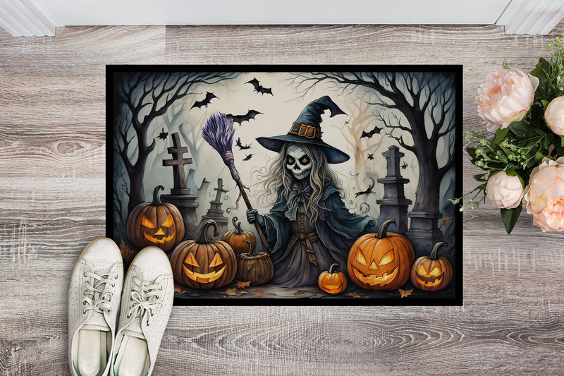 Witch Spooky Halloween Indoor or Outdoor Mat 24x36