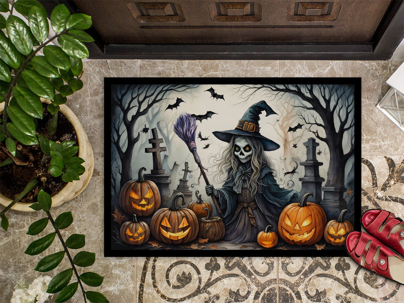 Witch Spooky Halloween Indoor or Outdoor Mat 24x36