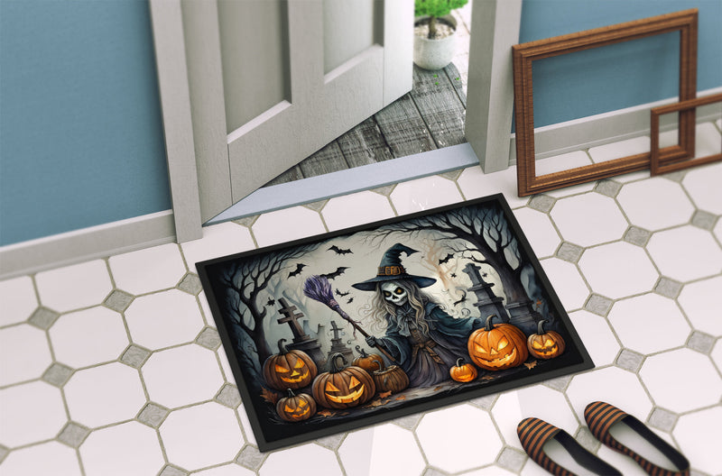 Witch Spooky Halloween Indoor or Outdoor Mat 24x36