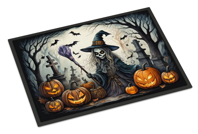 Witch Spooky Halloween Indoor or Outdoor Mat 24x36