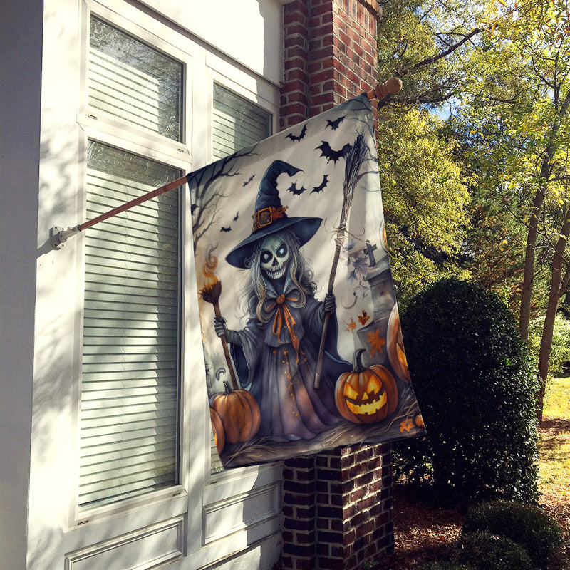 Witch Spooky Halloween House Flag