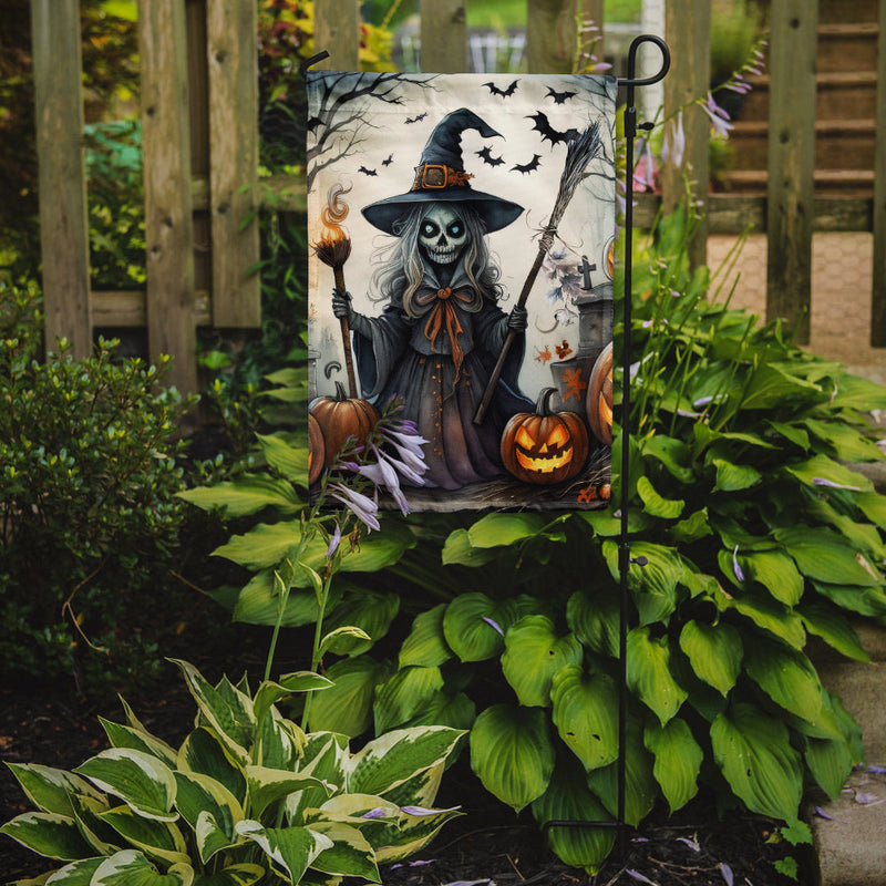 Witch Spooky Halloween Garden Flag