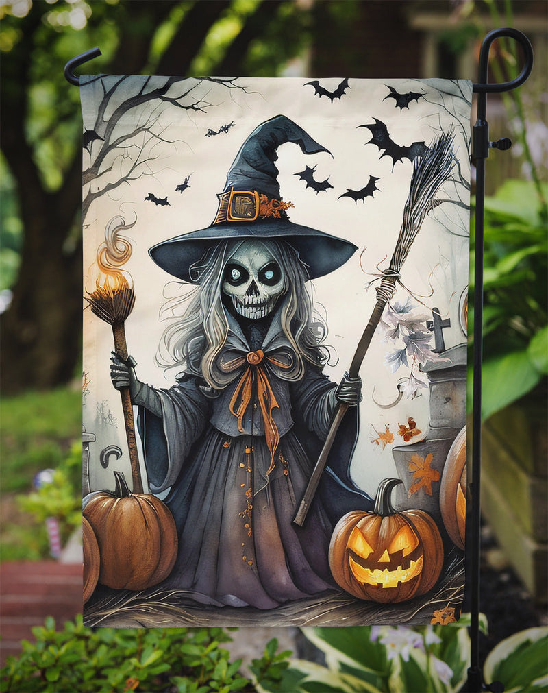 Witch Spooky Halloween Garden Flag