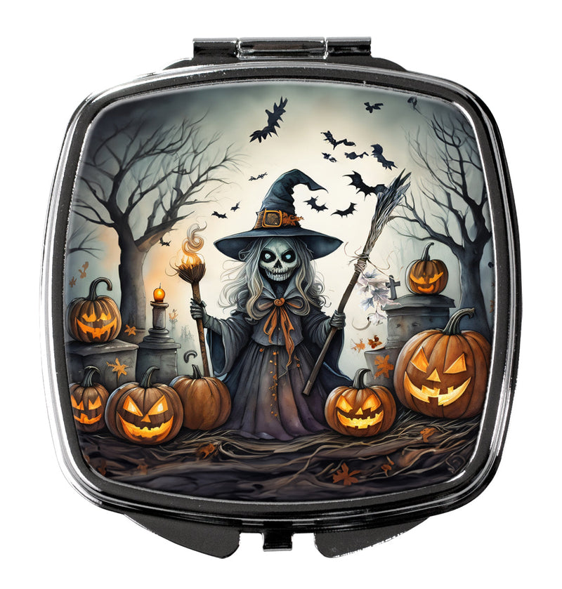 Witch Spooky Halloween Compact Mirror