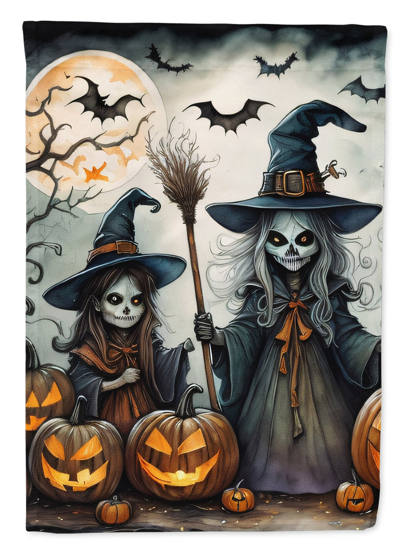 Witches Spooky Halloween House Flag