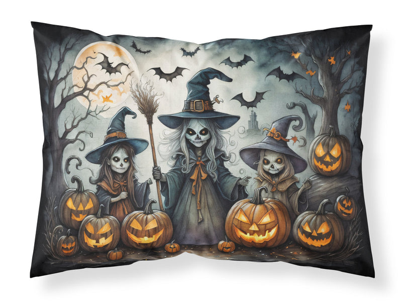 Witches Spooky Halloween Fabric Standard Pillowcase