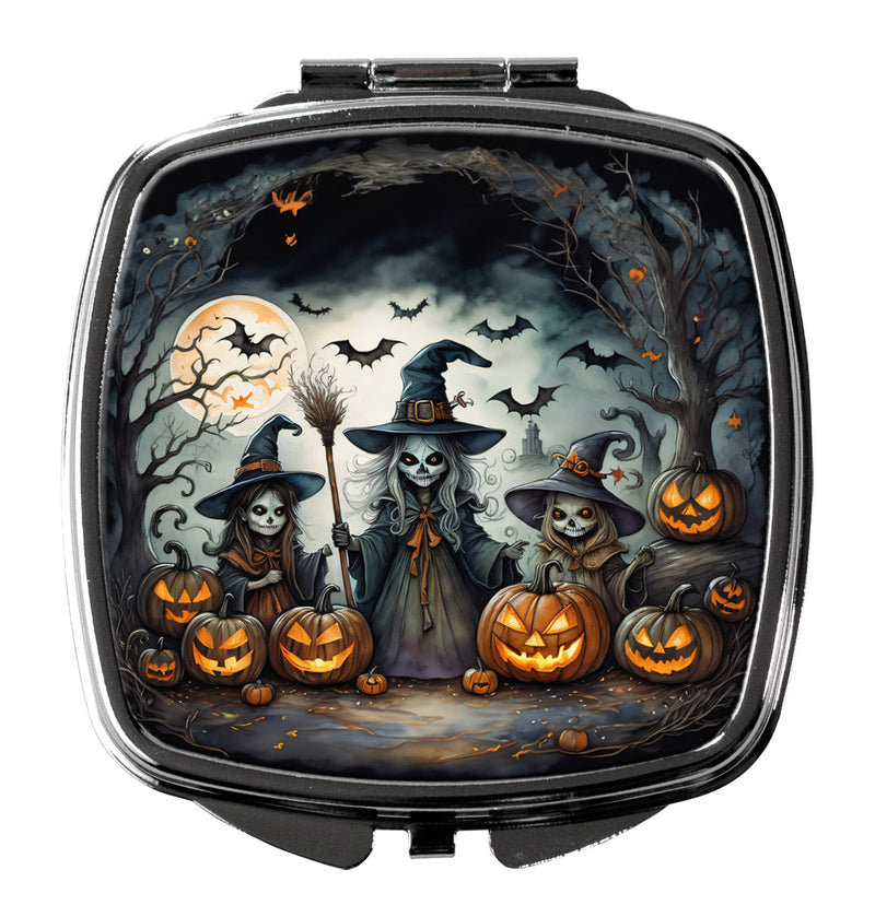 Witches Spooky Halloween Compact Mirror