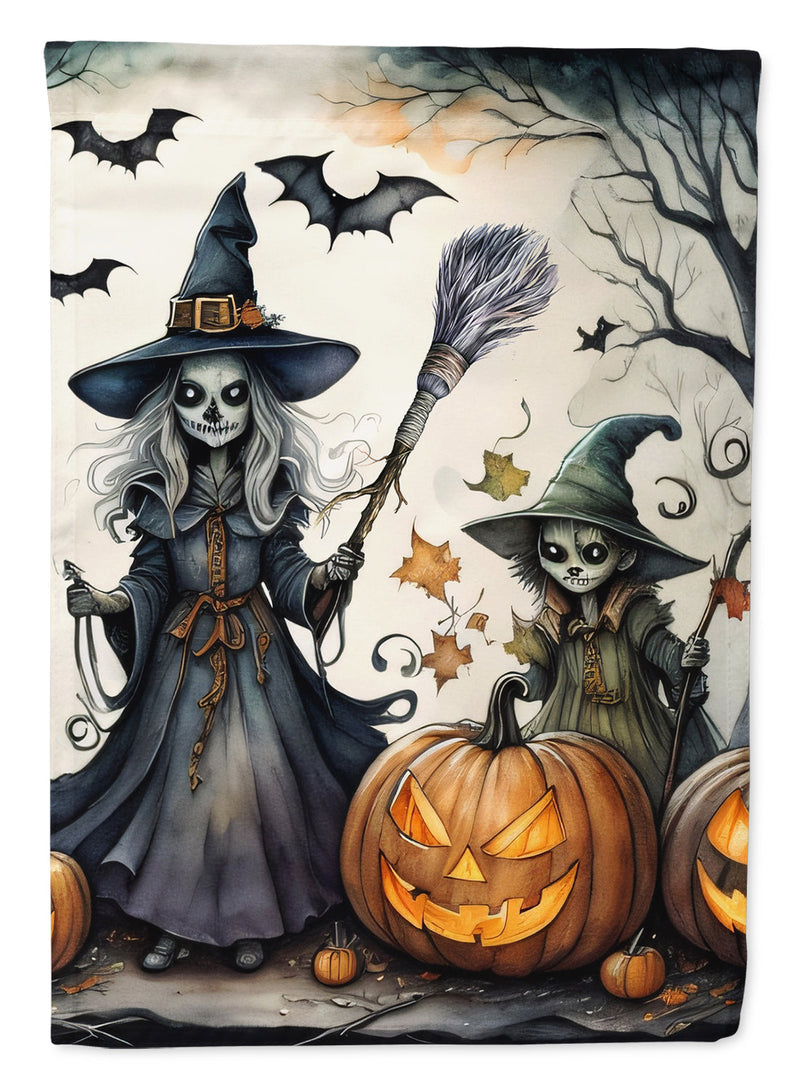 Witches Spooky Halloween House Flag