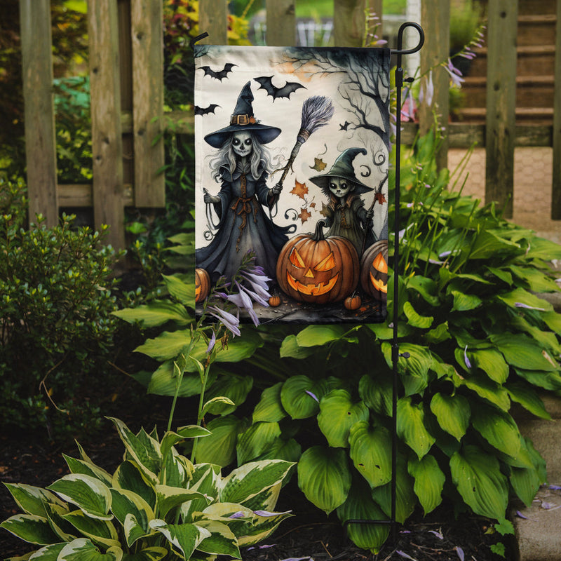 Witches Spooky Halloween Garden Flag