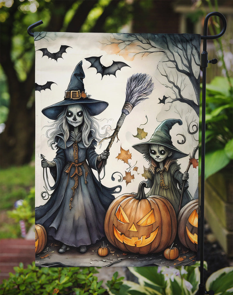 Witches Spooky Halloween Garden Flag