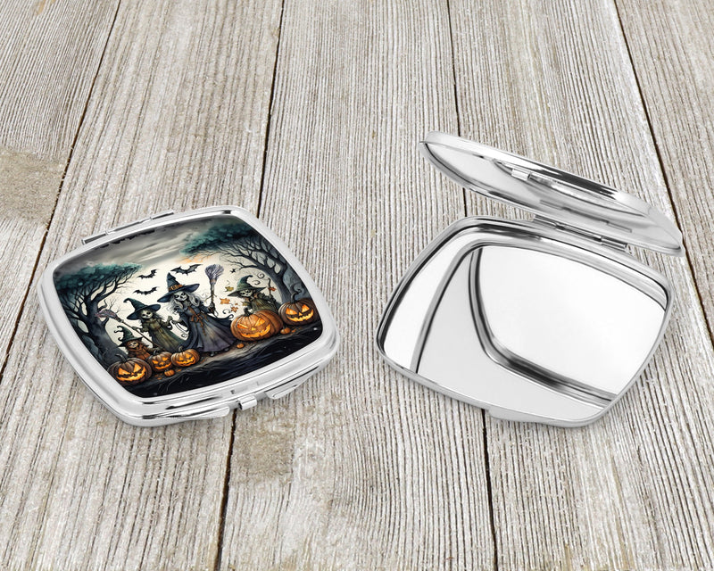 Witches Spooky Halloween Compact Mirror