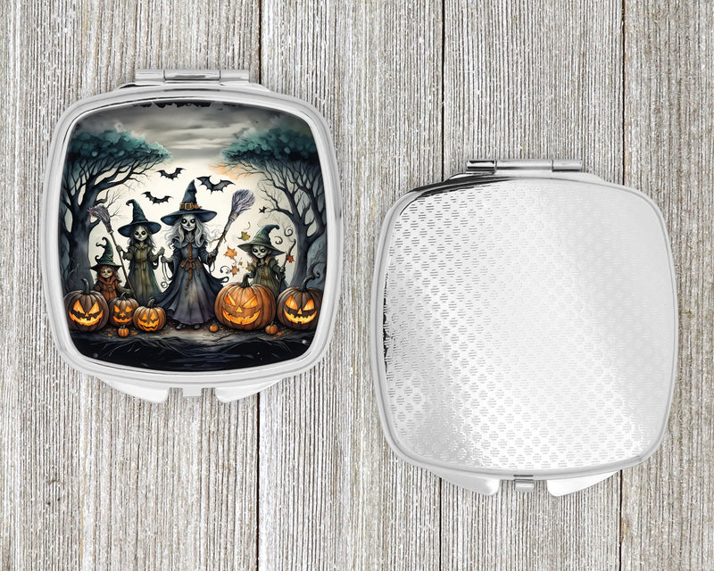 Witches Spooky Halloween Compact Mirror