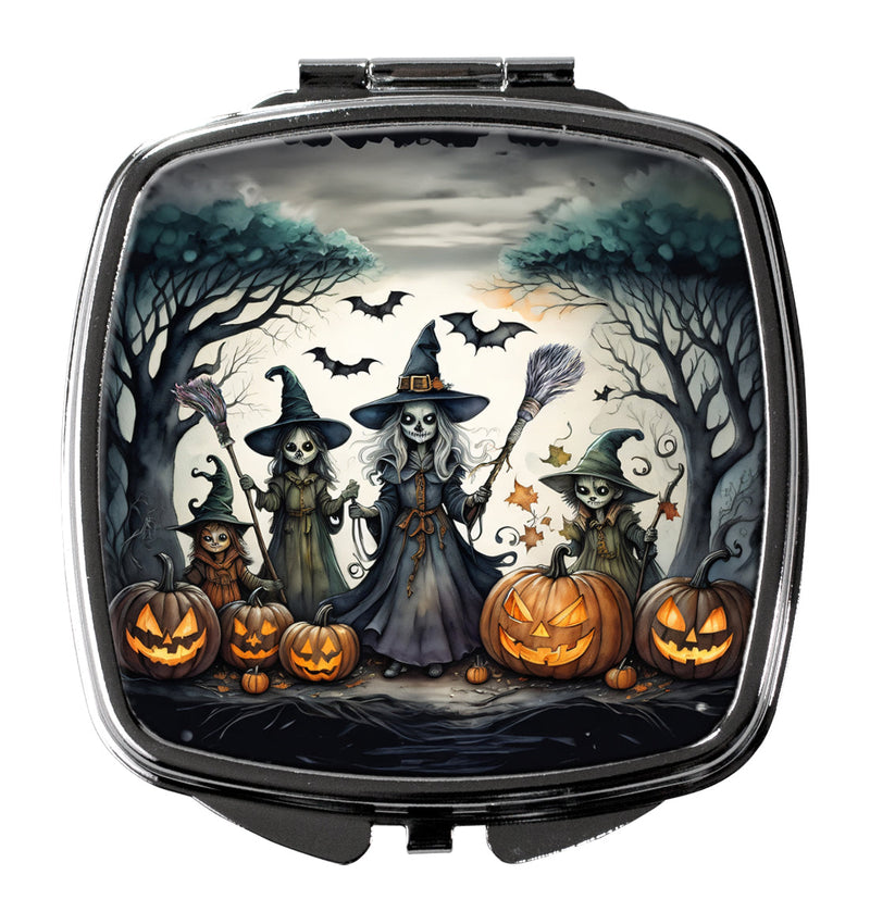 Witches Spooky Halloween Compact Mirror