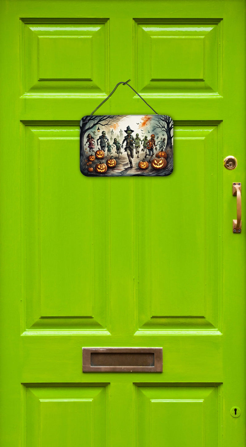 Zombies Spooky Halloween Wall or Door Hanging Prints