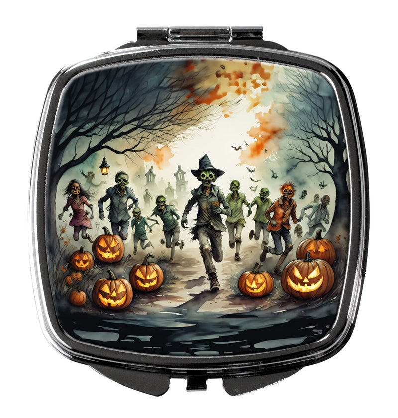 Zombies Spooky Halloween Compact Mirror