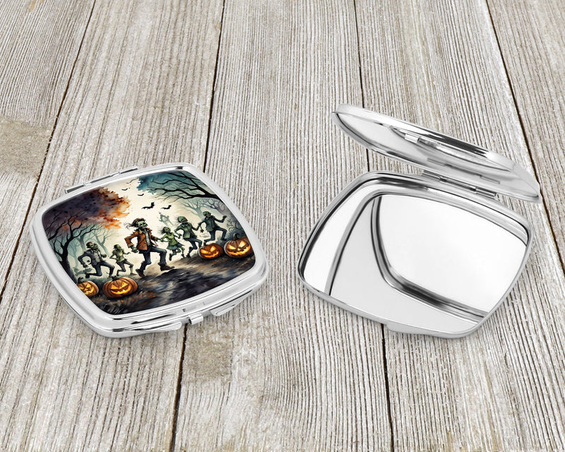 Zombies Spooky Halloween Compact Mirror