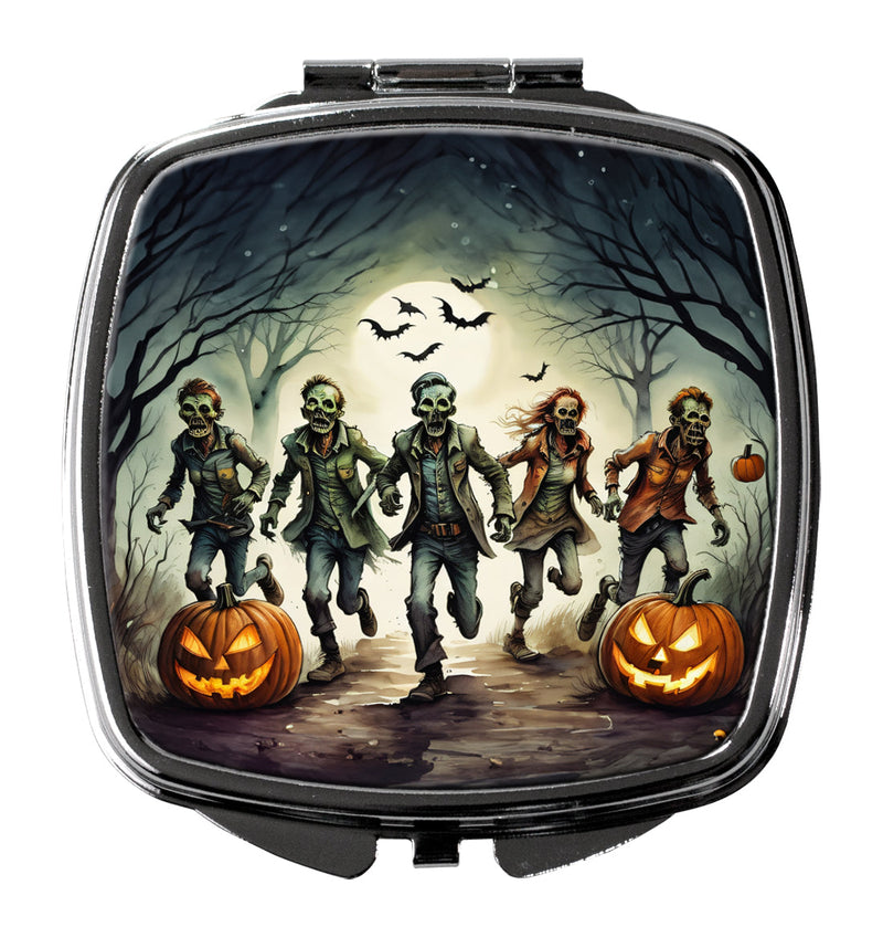 Zombies Spooky Halloween Compact Mirror