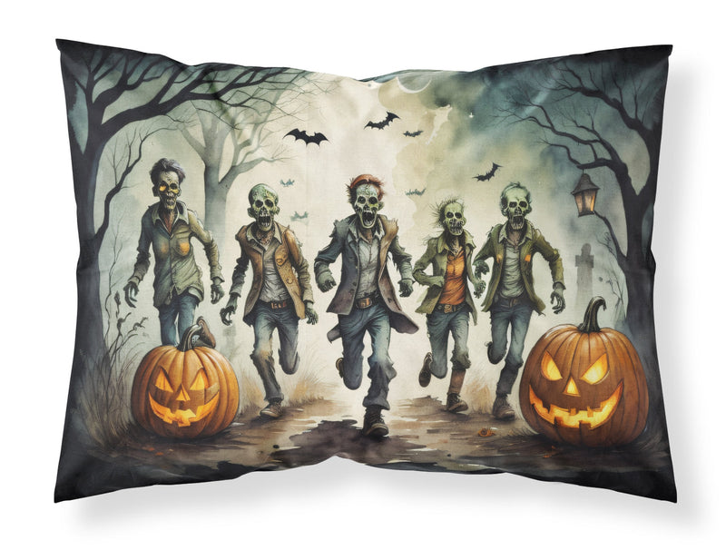 Zombies Spooky Halloween Fabric Standard Pillowcase