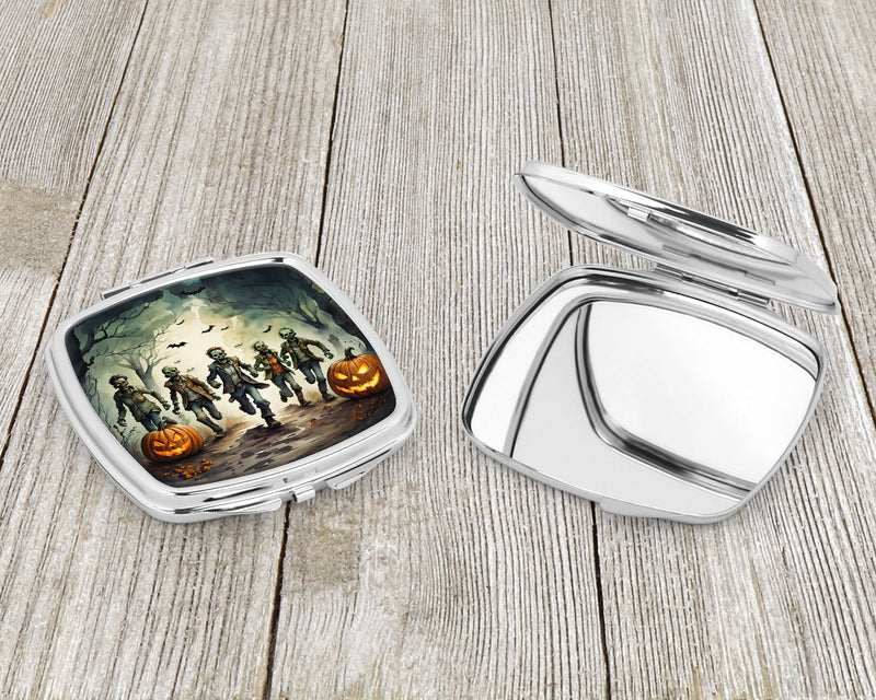 Zombies Spooky Halloween Compact Mirror