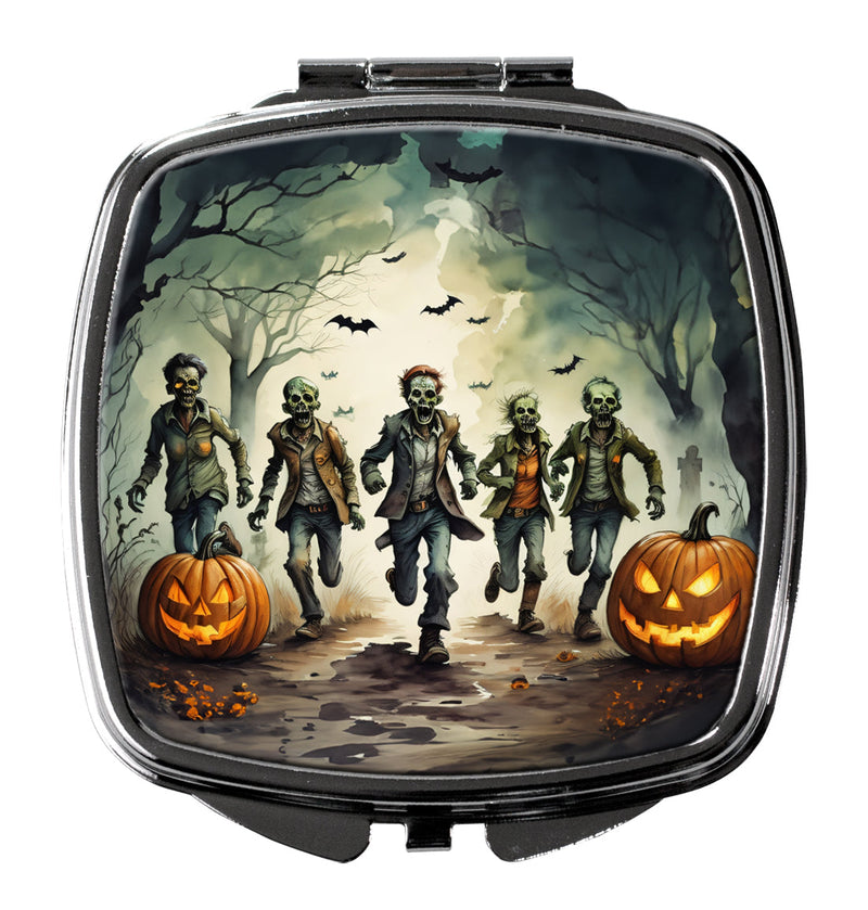 Zombies Spooky Halloween Compact Mirror