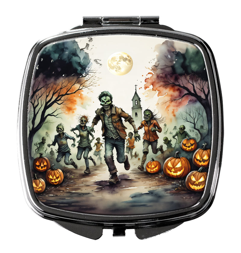 Zombies Spooky Halloween Compact Mirror