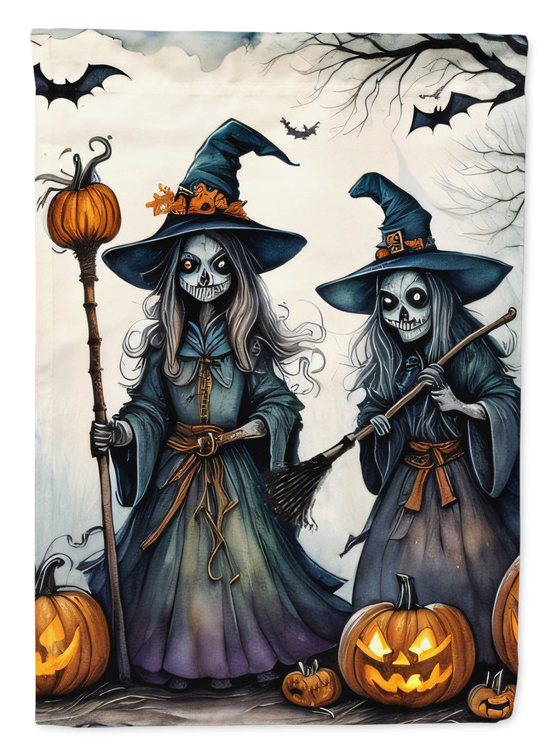 Witches Spooky Halloween House Flag