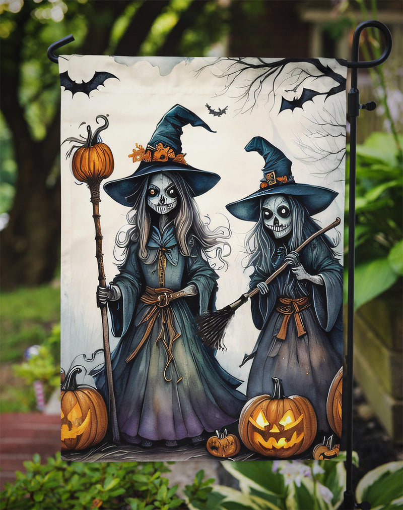 Witches Spooky Halloween Garden Flag