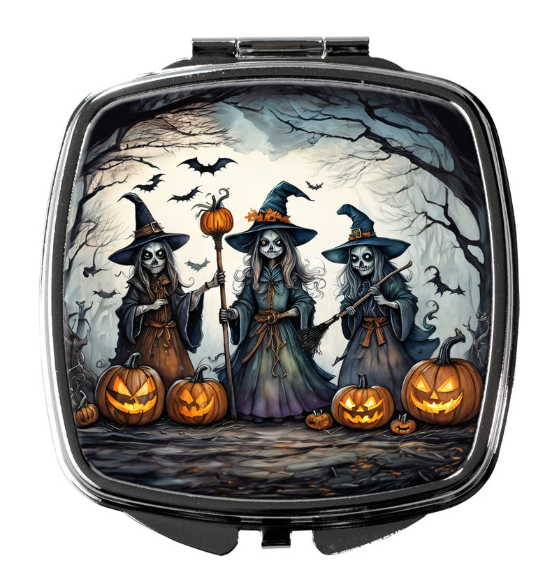 Witches Spooky Halloween Compact Mirror