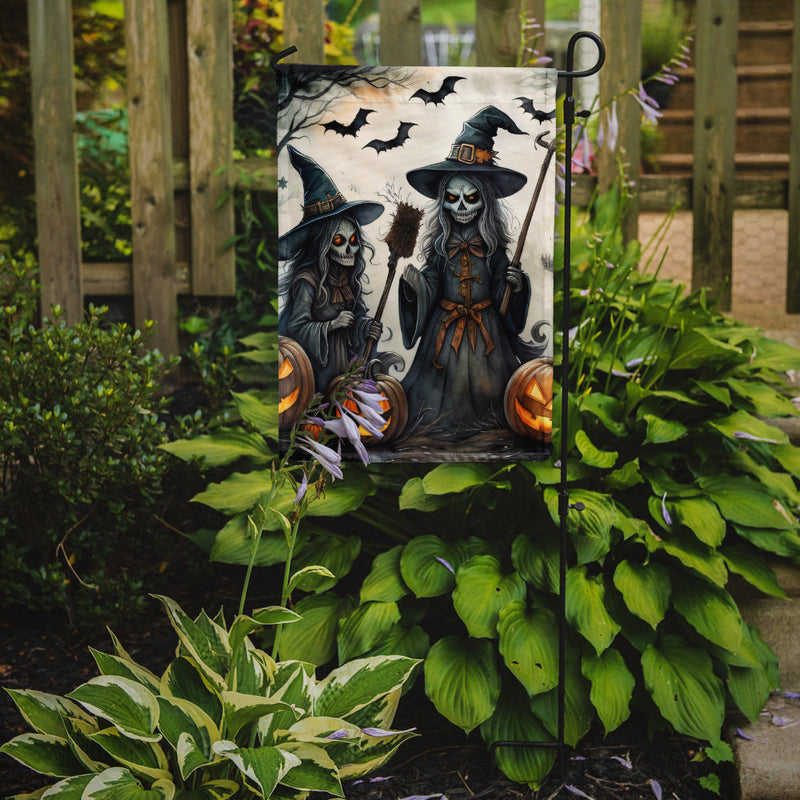 Witches Spooky Halloween Garden Flag