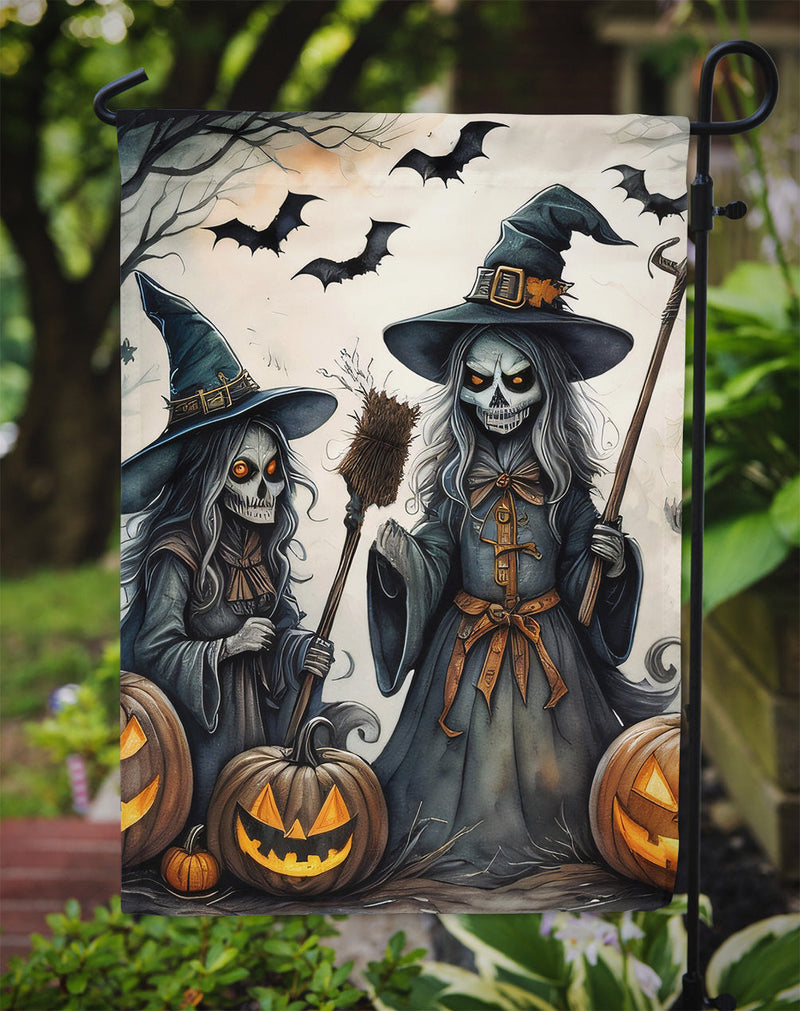 Witches Spooky Halloween Garden Flag