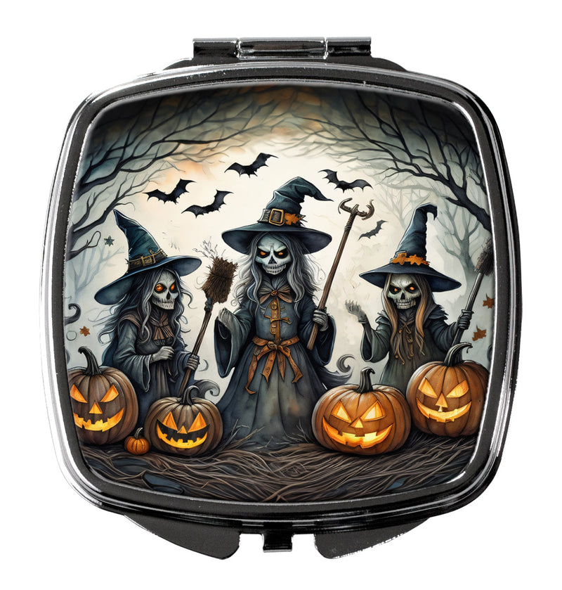 Witches Spooky Halloween Compact Mirror