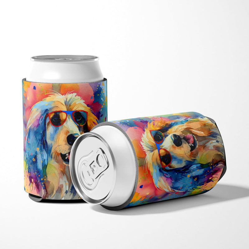 Afghan Hound Hippie Dawg Can or Bottle Hugger