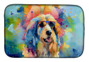 Afghan Hound Hippie Dawg Dish Drying Mat