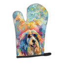 Afghan Hound Hippie Dawg Oven Mitt