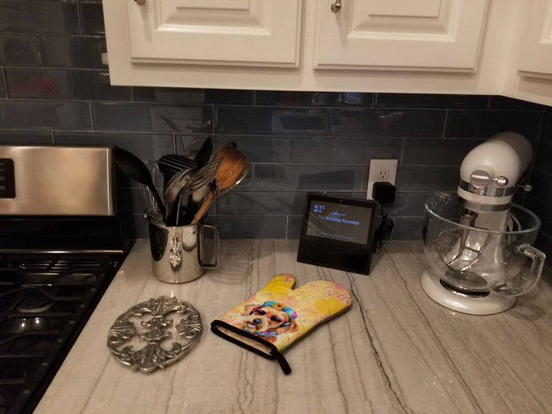 Airedale Terrier Hippie Dawg Oven Mitt