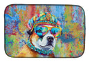 Akita Hippie Dawg Dish Drying Mat