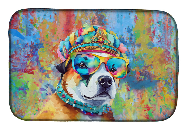 Akita Hippie Dawg Dish Drying Mat