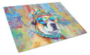 Akita Hippie Dawg Glass Cutting Boards – Durable, Decorative Kitchen Art Large