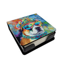 Akita Hippie Dawg PU Leather Note Paper Holder