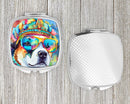 Akita Hippie Dawg Compact Mirror – Stylish Purse Mirror with Artistic Covers