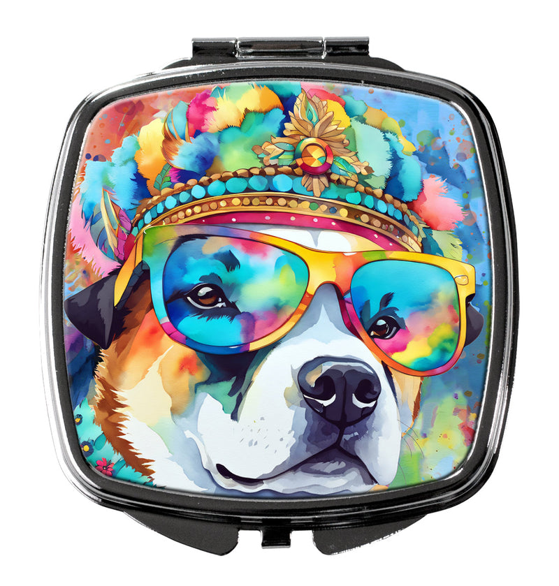 Akita Hippie Dawg Compact Mirror