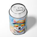 Alaskan Klee Kai Hippie Dawg Can or Bottle Hugger