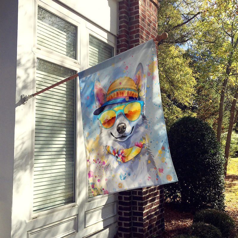 Alaskan Klee Kai Hippie Dawg House Flag