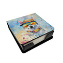 Alaskan Klee Kai Hippie Dawg PU Leather Note Paper Holder