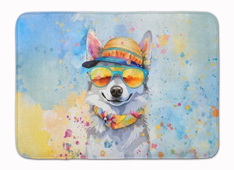 Alaskan Klee Kai Hippie Dawg Memory Foam Kitchen Mat