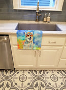 Alaskan Malamute Hippie Dawg Kitchen Towel