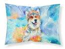 Alaskan Malamute Hippie Dawg Standard Pillowcase – Artistic Decorative Front, White Back